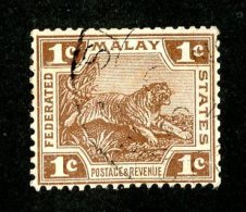 766x)  Fed.States Malay 1919- SG # 30  Used  Catalogue £ .90 - Federated Malay States