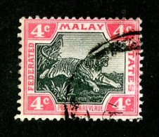 780x)  Fed.States Malay 1904- SG # 36d  Used  Catalogue £ .80 - Federated Malay States