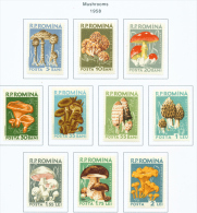 ROMANIA - 1958 Mushrooms Mounted Mint - Neufs