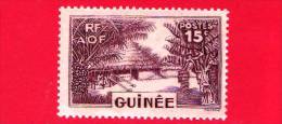 FRANCIA - A.O.F. - Guinea Francese - 1938 - Nuovo - Weaver Of Fouta Djalon - Unused Stamps