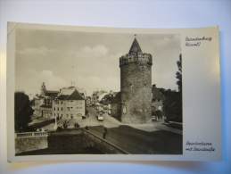 Brandenburg (Havel): Steintorturm Mit Steinstrasse Tram Unused 1954 DDR - Brandenburg