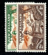 861x)  New Zealand 1946- SG # 678/79   M*  Catalogue £ .30 - Nuovi