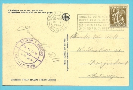 337 Op Kaart "collection Train Radio" Met Stempel BRUXELLES, Stempel TRAIN-RADIO S.N.C.B./ RADIOTREIN N.M.B.S. - 1932 Ceres And Mercurius