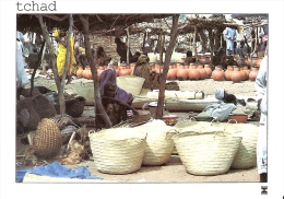 TCHAD - BOKORO - Préfecture Du Chari-Baguirmi - L'utilisation Des Feuilles Du Palmiers-doum Es Multiple - W-6 - Chad