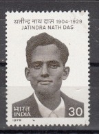 INDIA, 1979, 50th Death Anniversary Of Jatindra Nath Das,  MNH, (**) - Unused Stamps