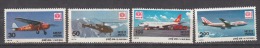 INDIA, 1979,  INDIA - 80, International Stamp Exhibition, New Delhi, Set 4 V, Aeroplane, Aircraft,  MNH, (**) - Unused Stamps