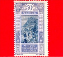 GUINEA Francese - Africa Occidentale Francese - AOF - 1913 - Guado Di Kitim - 50 - Unused Stamps