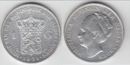 **** PAYS-BAS - NETHERLANDS - 1 GULDEN 1931 - ARGENT - SILVER **** EN ACHAT IMMEDIAT !!! - 1 Florín Holandés (Gulden)