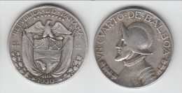 ****  PANAMA - 1/4 BALBOA 1930 - UN CUARTO DE BALBOA 1930 - ARGENT - SILVER  **** EN ACHAT IMMEDIAT !!! - Panama