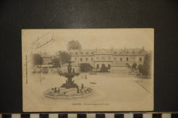 CP, 10, Troyes Fontaine Argence Et Lycée Edition Maison Des Magasins Reunis Dos Simple Precurseur 1904 - Troyes