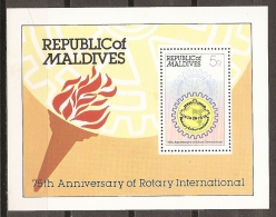 ROTARY - MALDIVAS 1980 - Yvert #H62 - MNH ** - Rotary, Lions Club