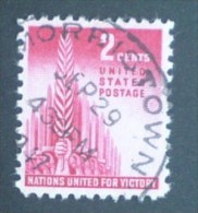 US 1943 3c Rose Carmine Rotary Press Printing - Perf 11 X10½ Scott #907 - Oblitérés