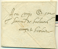 Belgique - Précurseur De Aspelaar Vers Boelare Du 17/09/1640, Très Belle, See Scan - 1621-1713 (Pays-Bas Espagnols)