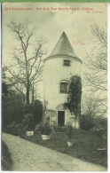 Bois –Seigneur-Isaac Vue De La Tour Dans Le Park Cháteau Um 1910/1920, Verlag: FELD-POSTKARTE, Stempel 18. Inf. Div. 218 - Eigenbrakel