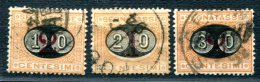 1744 - ITALIEN, Mi.Nr. Porto 15-17, Gestempelt - ITALY, Used Tax Set - Segnatasse