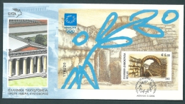 Greece 2002 Olympic Games Athens 2004 - Olympia Stadium M/S FDC - FDC