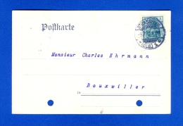 STRASSBURG / ELS   05 /  7 /  1912 DESTINATION BOUXWILLER PERFORER - Strasburg