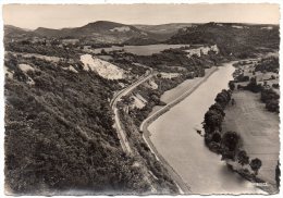 CP, 25, BAUME-LES-DAMES, Vue Sur La Vallée Du Doubs Depuis La Route De Besançon, Ecrite - Baume Les Dames