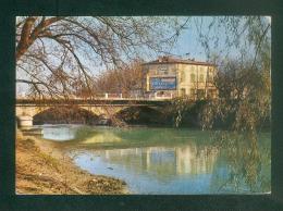 CPSM - Sorgues (84) - Pont Sur L' Ouveze ( Panneau Publicitaire Biere Mutzig Editions De France ) - Sorgues