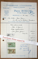 Typographie-Lithographie, Pierre Rouche, Rue Potagère, Bruxelles 1960 - 1950 - ...