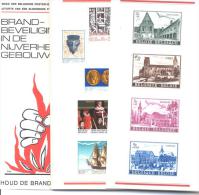 1973 -  Timbres Collés Sur Les Feuillets De La Poste (complet)  (NL) - Full Years