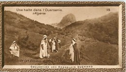 CHOCOLAT SUCHARD : IMAGE N° 15 . UNE HALTE DANS L'OUARSENIS . ALGERIE . - Suchard