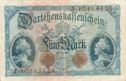 Germany,Reichsschuldenverwaltung 5 Mark, 1914, Ro.48c,P.47c,8-stellige,as Scan - 5 Mark