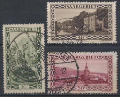 Sarre N° 111 à 113  Obl. - Used Stamps