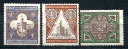 1766 - SAN MARINO - Mi-Nr. 23-25 Ohne Gummi - Set W/o Gum - Unused Stamps