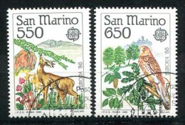 1772 - SAN MARINO - Mi-Nr. 1339-1340 (Europa-CEPT) Gestempelt - Used Set - Used Stamps