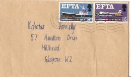 Great Britain 1967 European Free Trade  FDC  (Cancelled Glasgow) Phos. - 1952-1971 Em. Prédécimales