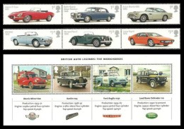 Great Britain 2013   Auto Legends Serie + Blok-m/s- Feuilet Postfris/mnh/neuf - Neufs