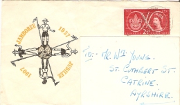 Great Britain 1957 Scout Jubilee Jamboree   FDC - 1952-1971 Dezimalausgaben (Vorläufer)