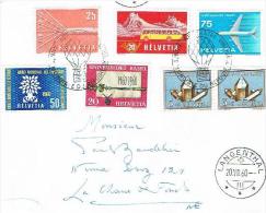 POSTE AERIENNE.LETTRE. DU.20.8.1960. NEUCHATEL . Pour.LA CHAUX-DE-FONDS - Andere & Zonder Classificatie