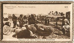CHOCOLAT SUCHARD : IMAGE N° 63 . HOUMT-SOUK . MARCHE AUX MOUTONS . TUNISIE . - Suchard