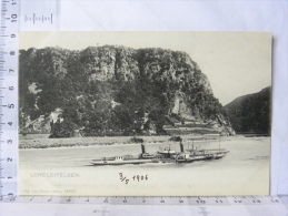 CPA Précurseur Allemagne - LORELEYFELSEN - Rocher De La Lorelei Sur Le Rhin - Loreley