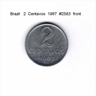 BRAZIL    2  CENTAVOS  1967   (KM # 576.1) - Brasil