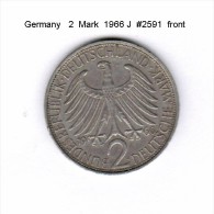 GERMANY   2  MARK  1966 J   (KM # 116) - 2 Marchi