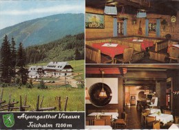 ZS49903 Alpengasthof Vorauer Zum Teichwirt Penison Konditorel Cafe Teichalm    Restaurant   2 Scans - Vorau