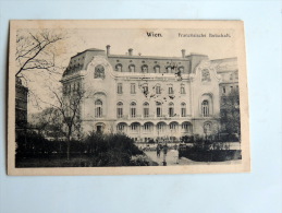 Carte Postale Ancienne : WIEN : Französische Bostschaft  , Animé ,timbres - Wien Mitte