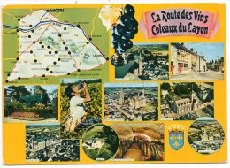 CP, 49, La Route Des Vins , Coteaux De LAYON, écrite, Voyagé En 1986, Ed : CIM - Other & Unclassified