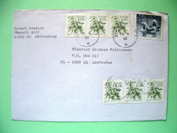 Sweden 1986 Cover To Holland - Seeds - Hacer - Bird Duck - Brieven En Documenten