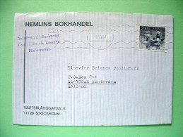 Sweden 1987 Cover To Holland - Birds Duck - Storia Postale