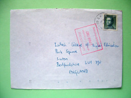 Sweden 1987 Cover To England - Carl Gustav - Lettres & Documents