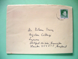 Sweden 1989 Cover To England - Queen Silvia - Lettres & Documents