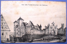 Ingoldstadt,Das Alte Feldkirchnertor Mit Schloss,1937,Künstlerkarte,1907,später Verwendet, - Ingolstadt