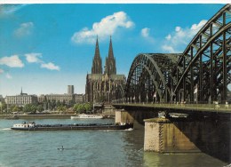 Delcampe - ZS49578 Koln Rheinpartie   Ship Bateaux    2 Scans - Hausboote