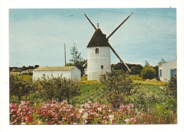 Cp, 85, Au Pays De Monts, LE Moulin De La Plaine, écrite 1982 - Autres & Non Classés