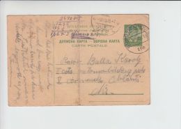 TPO 156 Subotica - Novi Sad, 1938 Train Railway Bahnpost Cancelation - Cartas & Documentos