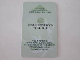 China Hotel Key Card,Bamboo Grove Hotel - Unclassified